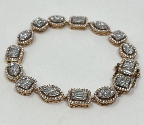 18K Gold Diamond Bracelet (Dayton, NJ)