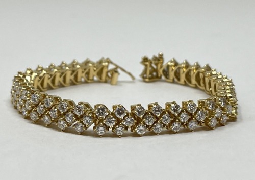 18K Gold Diamond Bracelet (Dayton, NJ)