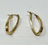 (2) Pairs 14K Gold Earrings & (3) Pairs 18K Gold Earrings (Dayton, NJ)