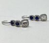 Platinum Sapphire Earrings (Dayton, NJ)