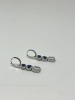 Platinum Sapphire Earrings (Dayton, NJ) - 3