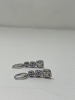 Platinum Sapphire Earrings (Dayton, NJ) - 4