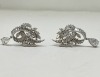 Platinum Diamond Clip Earrings (Dayton, NJ)