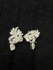 Platinum Diamond Clip Earrings (Dayton, NJ) - 2