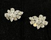 Platinum Diamond French Clip Post Earrings (Dayton, NJ) - 2