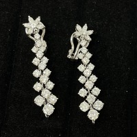 14K Diamond French Post Earrings (Dayton, NJ)