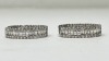 18K Gold Diamond Hoop Earrings (Dayton, NJ)