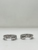18K Gold Diamond Hoop Earrings (Dayton, NJ) - 3
