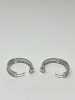 18K Gold Diamond Hoop Earrings (Dayton, NJ) - 5