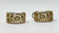 18K Gold "Simon G" Diamond Hoop Earrings (Dayton, NJ)