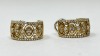 18K Gold "Simon G" Diamond Hoop Earrings (Dayton, NJ)