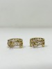 18K Gold "Simon G" Diamond Hoop Earrings (Dayton, NJ) - 2