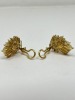 18K Gold Diamond French Back Earrings (Dayton, NJ) - 4
