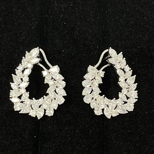 14K Gold "Diamond Direct" Diamond Earrings (Dayton, NJ)
