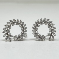 18K Gold Diamond Earrings (Dayton, NJ)