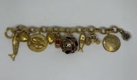 18K Gold Charm Bracelet (Dayton, NJ)