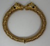 18K Gold Maramenos Sapphire, Ruby & Diamond Panther Head Bracelet (Dayton, NJ)