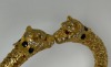 18K Gold Maramenos Sapphire, Ruby & Diamond Panther Head Bracelet (Dayton, NJ) - 2