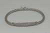 18K Gold Diamond Woven Bracelet (Dayton, NJ)