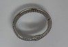 18K Gold Diamond & Emerald Hindged Snake Bracelet (Dayton, NJ) - 3