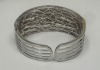 18K Gold Diamond Hindged Bangle Bracelet (Dayton, NJ) - 3