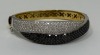 18K Gold Diamond Hindged Bangle Bracelet (Dayton, NJ)