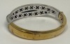 18K Gold Diamond Hindged Bangle Bracelet (Dayton, NJ) - 2