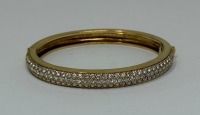 18K Gold Kirt Wayne Diamond Hindged Bangle Bracelet (Dayton, NJ)