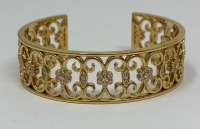 18K Gold Hamilton Diamond Cuff Bracelet (Dayton, NJ)