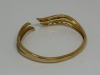 14K Gold Shy Diamond Hindged Bangle Bracelet (Dayton, NJ) - 2