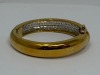 18K Gold Diamond Hindged Bangle Bracelet (Dayton, NJ) - 2