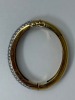 18K Gold Diamond Hindged Bangle Bracelet (Dayton, NJ) - 4