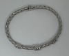 18K Gold Emerald & Diamond Hindged Bracelet (Dayton, NJ) - 2