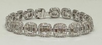 18K Gold Mosiac Diamond Bracelet (Dayton, NJ)