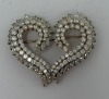 18K Gold Diamond Heart Brooch (Dayton, NJ)