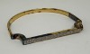 Sterling Silver & Gold Plated Monica Vinader Diamond Bracelet (Dayton, NJ) - 3