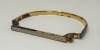 Sterling Silver & Gold Plated Monica Vinader Diamond Bracelet (Dayton, NJ) - 5