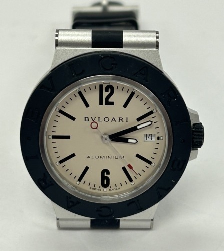 (1) Bvlgari Aluminum Diagono Quartz Watch & (1) Aviator F Series Stainless Steel & Silicone Watch (Dayton, NJ)