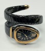 18K Gold & Black Ceramic Bulgair Serpenti Watch (Dayton, NJ)