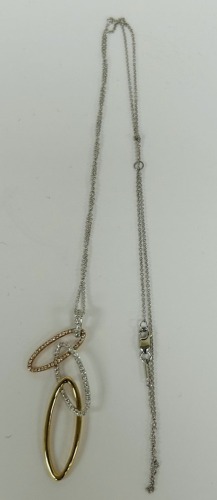 18K Gold Diamond Necklace (Dayton, NJ)