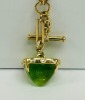 18K Gold Diamond & Peridot Necklace (Dayton, NJ) - 2