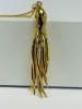18K Gold Beaded Chain Necklace & Squid Pendant (Dayton, NJ) - 2