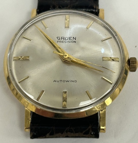 18K Gold Gruen Precision Watch (Dayton, NJ)