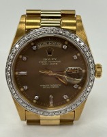 18K Gold Rolex Oyster Perpetual Day Date Watch (Dayton, NJ)