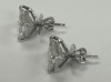 18K Gold Diamond Earrings (Dayton, NJ) - 2