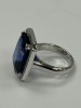 Platinum Sapphire & Diamond Ring (Dayton, NJ) - 2