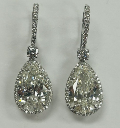 Platinum Diamond Earrings (Dayton, NJ)