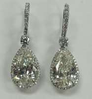 Platinum Diamond Earrings (Dayton, NJ)