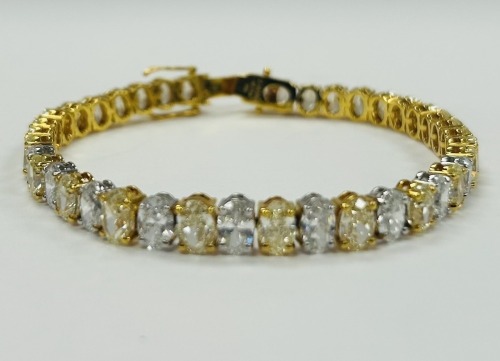 18K Gold DIamond Bracelet (Dayton, NJ)
