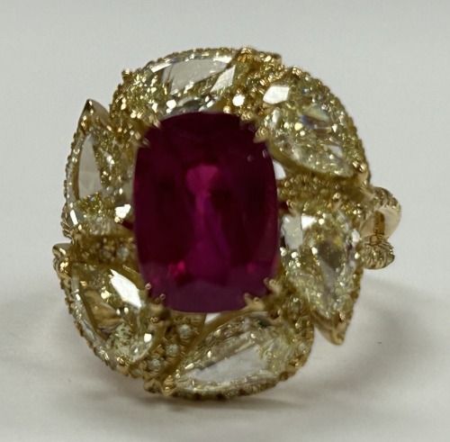 18K White Gold, Sapphire & Diamond Ring (Dayton, NJ)